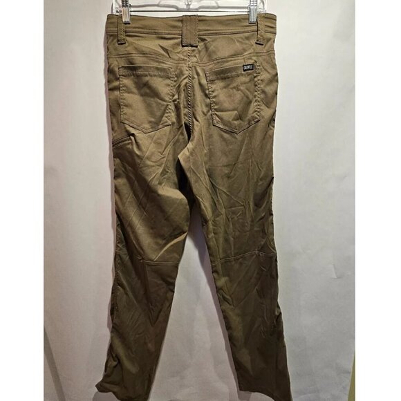 Caliville Flat Front Chinos Stretch Twill Pants Men's 30x32 Green - Picture 2 of 7